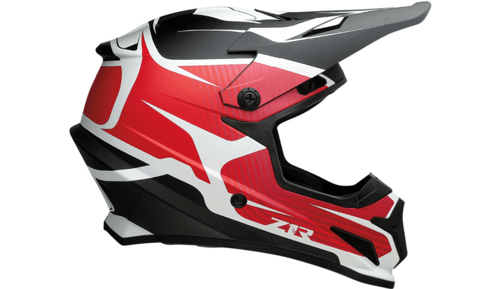 Z1R Rise Flame Red Helmet - Motor Psycho Sport