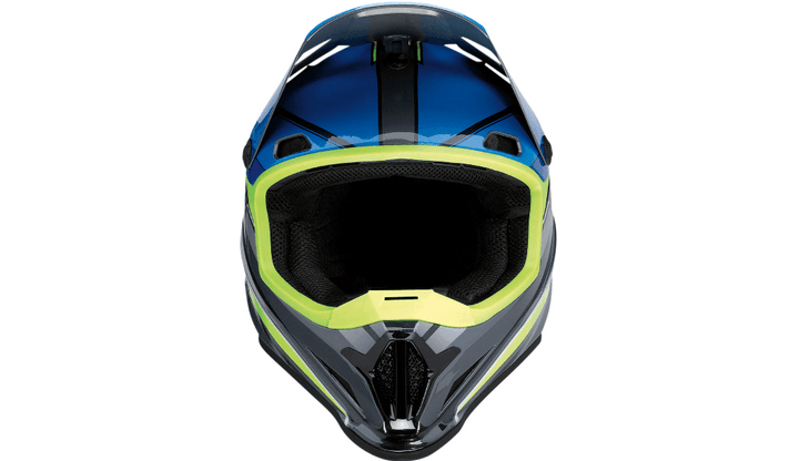 Z1R Rise MC Blue/Hi-Viz Helmet - Motor Psycho Sport