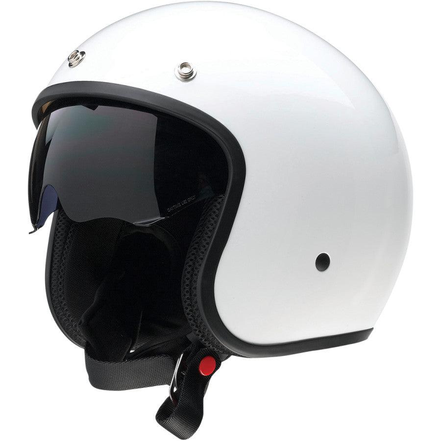 Z1R Saturn SV Helmet — Solid - White - Motor Psycho Sport