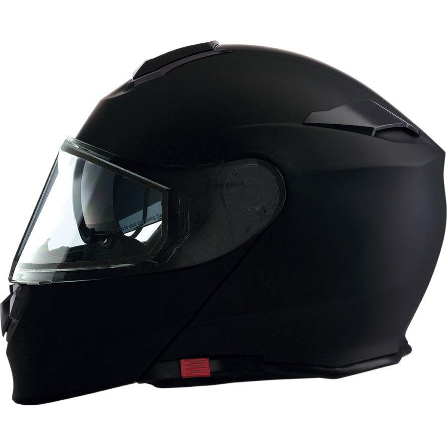 Z1R Solaris Modular Helmet - Flat Black - Motor Psycho Sport