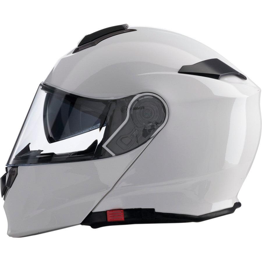 Z1R Solaris Modular Helmet - White - Motor Psycho Sport