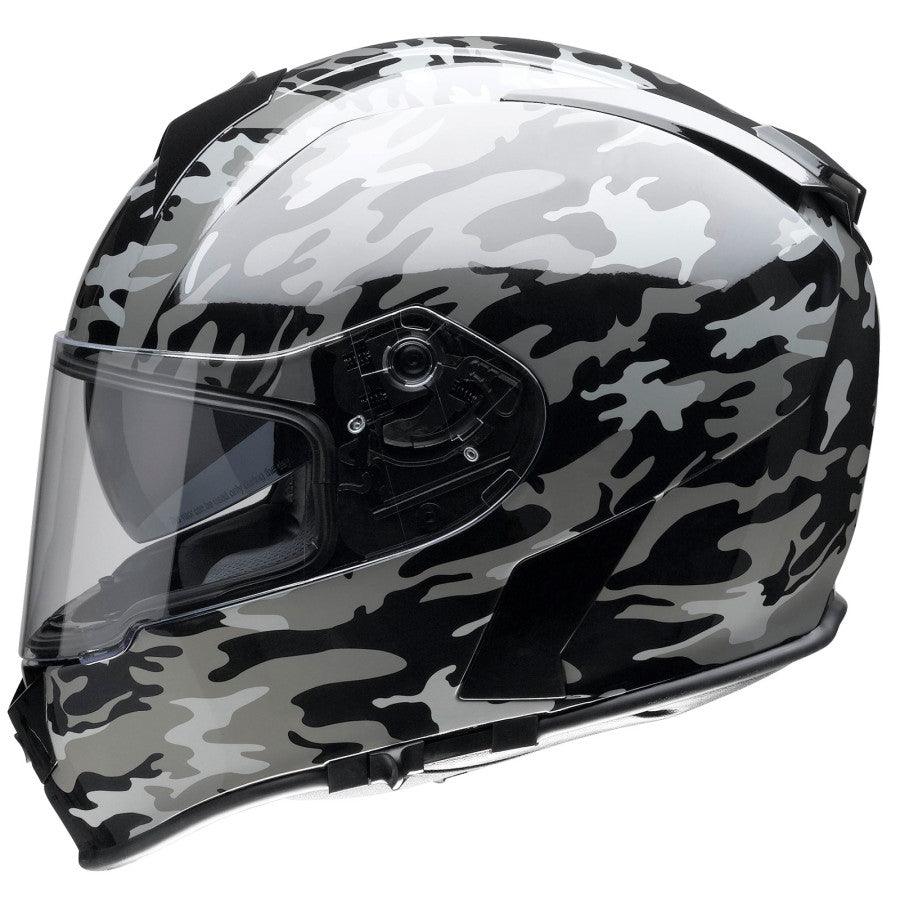 Z1R Warrant Camo Helmet - Black/Gray - Motor Psycho Sport