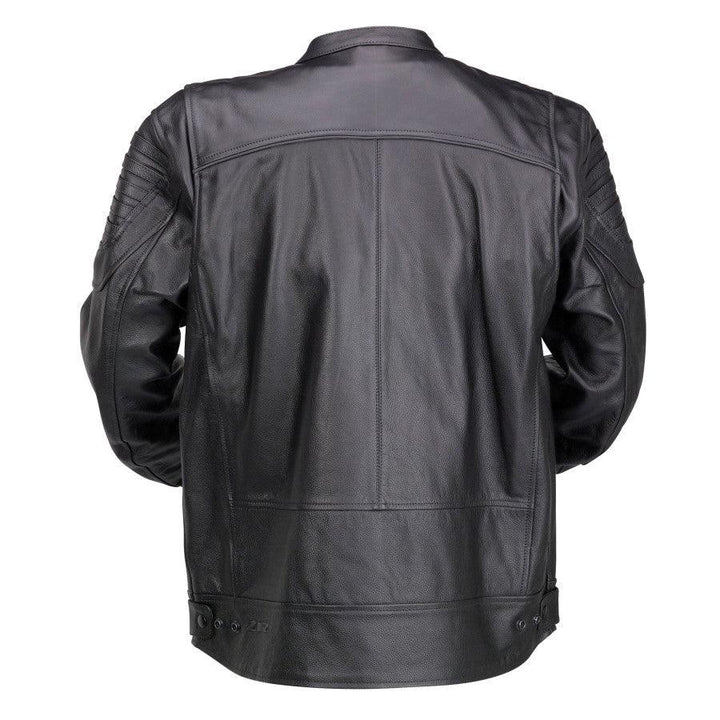 Z1R Widower Leather Jacket - Black - Motor Psycho Sport