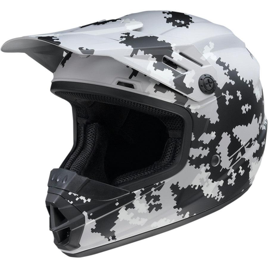 Z1R Youth Rise Digi Camo Helmet - Gray - Motor Psycho Sport