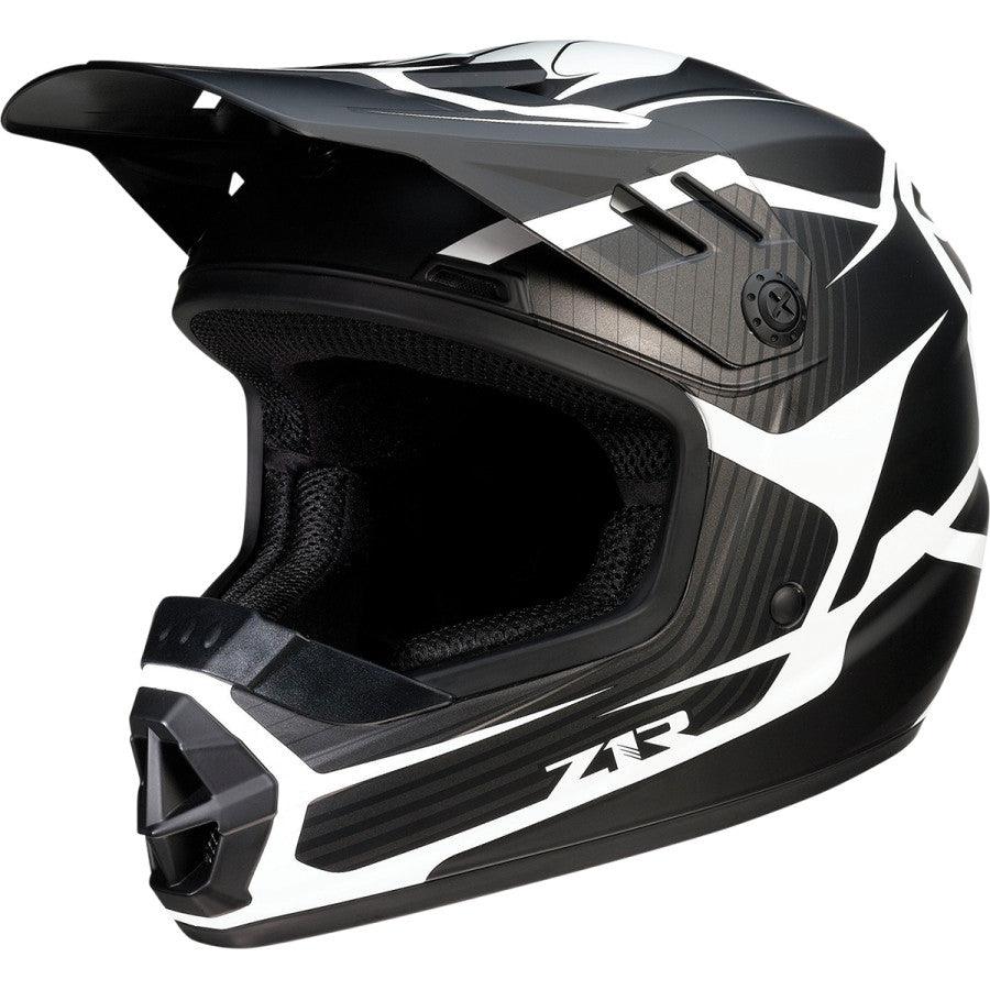 Z1R Youth Rise Flame Helmet - Black - Motor Psycho Sport