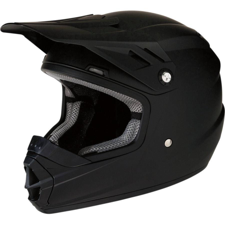 Z1R Youth Rise Solid Helmet - Flat Black - Motor Psycho Sport