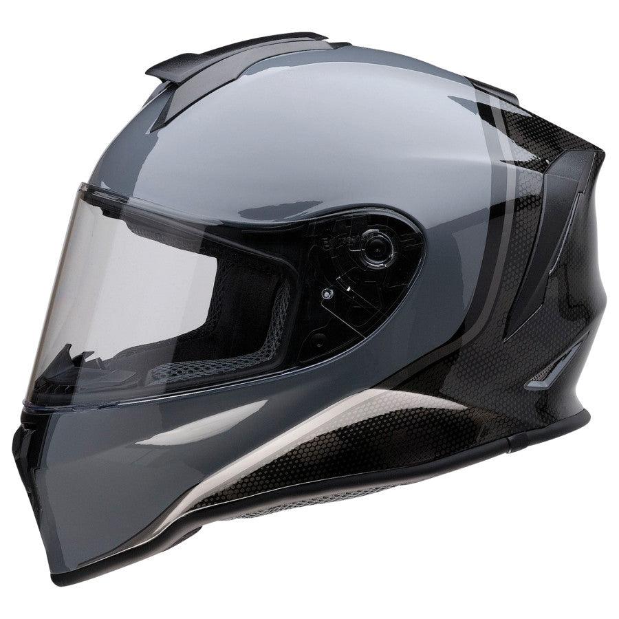 Z1R Youth Warrant Kuda Helmet - Gloss Gray - Motor Psycho Sport