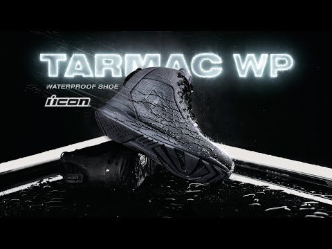 Icon Tarmac Waterproof Black Boots