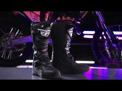 Fly Racing Maverik Boots - White/Black
